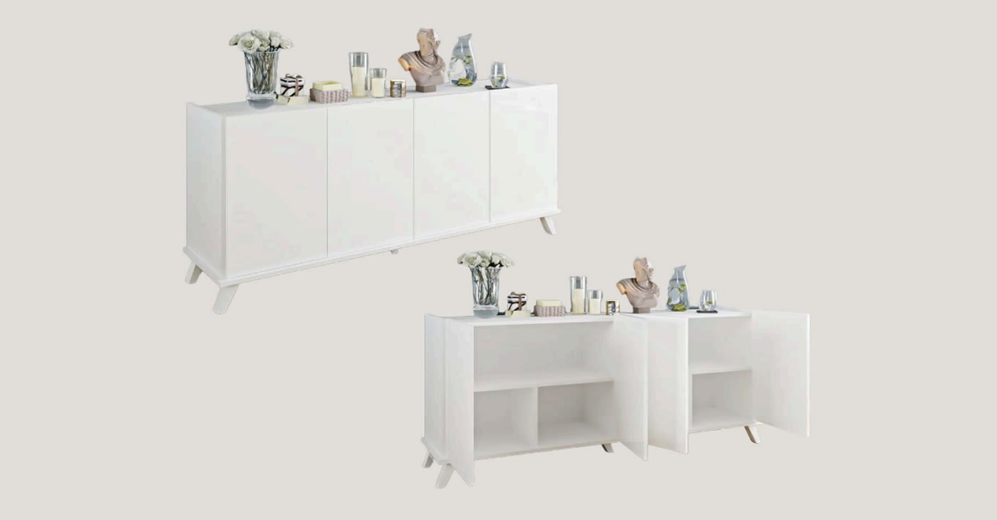 4 Kapaklı Tv Sehpa Konsol